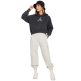 Sudadera Corta Niña Jordan JDG Rebel Rose "Off Black"