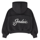 Sudadera Corta Niña Jordan JDG Rebel Rose "Off Black"
