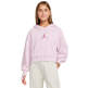 Sudadera Corta Niña Jordan JDG Rebel Rose "Pink Foam"