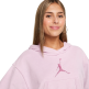 Sudadera Corta Niña Jordan JDG Rebel Rose "Pink Foam"