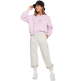 Sudadera Corta Niña Jordan JDG Rebel Rose "Pink Foam"