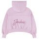 Sudadera Corta Niña Jordan JDG Rebel Rose "Pink Foam"