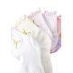 Jordan Girls JHG Lettuce Edge Ankle 6 PPack Socks Lightweight "Pearl Pink"
