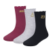 Calcetines Jordan GIRLS SCALLOPED 3 pack Socks Lightweight "Sweet Beet"