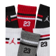 Calcetines Jordan Icon Stripe 6PK Crew "Black"