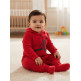 Mono Bebé Jordan Infants Air Jumpman Hooded Coverall "Gym red"