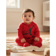 Mono Bebé Jordan Infants Air Jumpman Hooded Coverall "Gym red"
