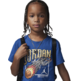 Conjunto Jordan Infants JDB Court Air Tee + Short Mesh Set "Cemen Grey-True Blue"