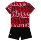 Jordan Infants JDB Play AOP Tee Short Set "Black"