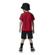 Conjunto Jordan Infants Jumpman Jumbo Tee + Short "Black-Gym Red"