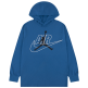Camiseta Niño/Niña Manga Larga con Capucha Jordan Air Swoosh Jumpman "True Blue"