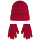 Conjunto Gorro + Guantes Táctiles Jordan Niño/Niña JAN 23 "University Red"