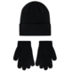 Jordan Kids Jan Essentials Beanie and Gloves 2Pieces "Black"