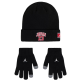 Conjunto Gorro + Guantes Táctiles Jordan Niño/Niña JDB 23 Jersey  "Black-Gym Red"