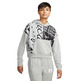 Jordan Women's Fleece Allover Printed Hoodie "Base Grey"