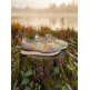 Zapatillas  Mujer Mustang Joggo "Beige Plity Azul"