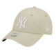 New Era Wmns NY Yankees League Ess 9FORTY Adjustable Cap "Light Beige"