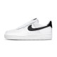 Nike Air Force 1 Low '07 White Black Pebbled Leather