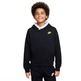 Nike Culture of Basketball Kids Reversible Hoodie "Black"