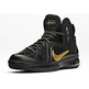 Nike Lebron 9 P.S. Elite "Away" (002/negro/dorado)