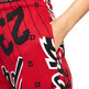 Jordan Women's Fleece Allover Printed Pants "Gym Red"