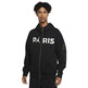 Paris Saint-Germain Full-Zip Travel Fleece "Black"