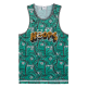 Camiseta de Baloncesto de Tirantes Puma Flagrant Foul  "Vibrant Green-AOP"