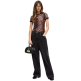 Puma Camiseta ESS GRAPHICS LEO LUXE Bedazzled Slim "Black"