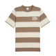 PUMA CLASS Striped Tee "Totally Taupe"