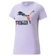 Puma CLASSICS Logo Infill Tee "Vivid Violet"