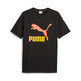 Puma Classics Logo Tee "Black-Hot heat"