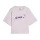 Puma ESS+ BLOSSOM Short Graphic Tee "Grape Mist"