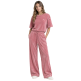 Pantalón recto Puma ESS ELEVATED Comfort Velour  "Dusky Rosewood"