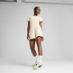 Puma ESS ELEVATED High-Rise Rib Shorts 5" " Alpine Snow"