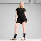 Puma ESS ELEVATED High-Rise Rib Shorts 5" "Black"