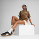 Puma ESS GRAPHIC ANIMAL Relaxed AOP Tee "Warm beige"