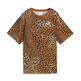 Puma ESS GRAPHIC ANIMAL Relaxed AOP Tee "Warm beige"