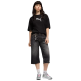 Camiseta mujer Puma ESS GRAPHICS LEO LUXE Bedazzled Oversized "Black"