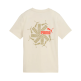 Camiseta Niño Puma ESS LOGO LAB Brand Back Graphic B "Alpine Snow"