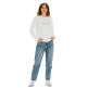 Sudadera Mujer Puma ESS Rhinestone CREW TR "White"