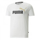 Puma Essentials+ 2 Colour Logo Tee "White-Putty"