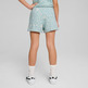 Puma FLAMING LOVE AOP High Waist Shorts TR G"Modern Mint"