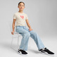 Puma FLAMING LOVE Knotted Tee G "Alpine Snow"