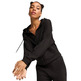 Puma HER Comfort Crop Full-Zip Hoodie "Black"