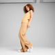 Puma HER Comfort High-Waist Straight Pants " Warm Beige"