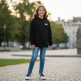 Sudadera Niña Puma MID90s Flower  "Black"