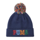 Puma Gorro beanie de corona media Pom Pom "Navy "