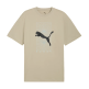 Camiseta hombre Puma PUMATECH Graphic  "Pebble Gray"