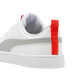 Zapatillas Junior Puma Rickie Jr. "White-Gray Echo-Red Flash"