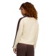 Polo Mujer Puma T7 Relaxed  " Alpine Snow-Chocolate Brown"